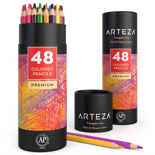 Arteza&#xAE; Premium Colored Pencils, 48ct.